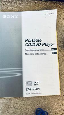 ITS A “SONY” LOT OF GOODS, A PORTABLE DVD PLAYER, WALKMAN CD PLAYER AND TRANSISTOR TYPE RADIO