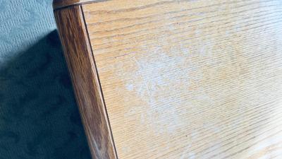 DESK, CHAIR, AND PAINTING