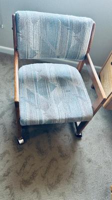 DESK, CHAIR, AND PAINTING