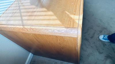 DESK, CHAIR, AND PAINTING