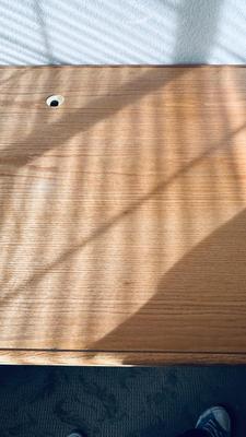 DESK, CHAIR, AND PAINTING