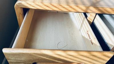 DESK, CHAIR, AND PAINTING