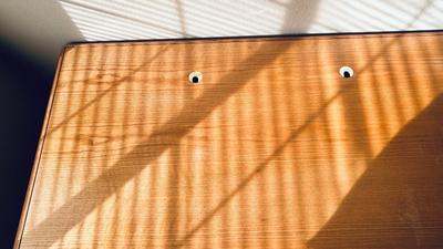 DESK, CHAIR, AND PAINTING