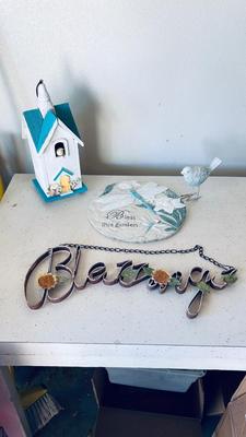 BIRD HOUSE, AND OUTDOOR DECOR