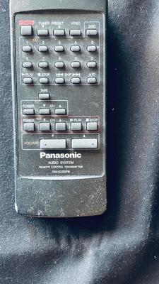 PANASONIC HOME STEREO WITH CASSETTE DECK AND RECORD PLAYER