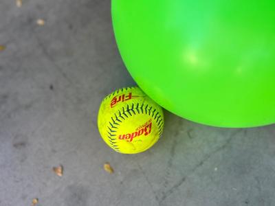 A BUCKET AND A BOX OF BALLS