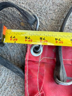 50” TREE SPAD COVER, A TREE BALL TOTE LIFTER AND EXTENSION CORDS