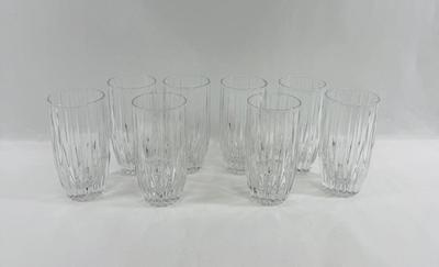 Sale Photo Thumbnail #216: Vertical ribbed design. about 5 5/8" high holding about 10 oz In very good condition.