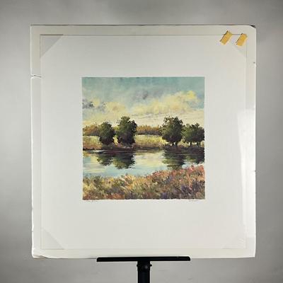 180 Original Mono print by Peggy Corthouts “Cedar Grove”