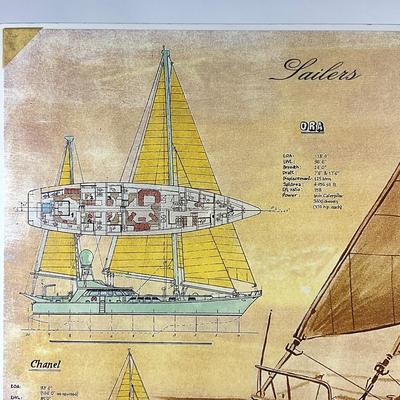 182 Print in Sepia Colors "Sailors”