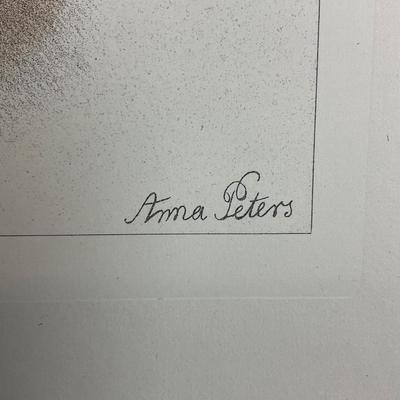 203 Hand-Colored Floral Botanical Printed In Italy By Anna Peters