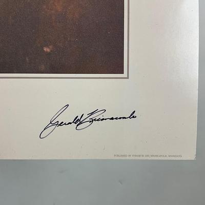 204 "Prairie Pond" Print Signed By Gerald Brimcombe