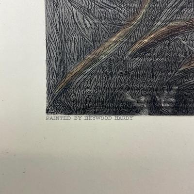 205 Restrike Hand-Colored Engraving By Joseph Bishop Pratt After Heywood Hardy British (1854-1910)