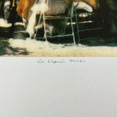 217 Giclee On Paper "The Cafe" Signed And Numbered #13/50 By Ernesto Rodrigues