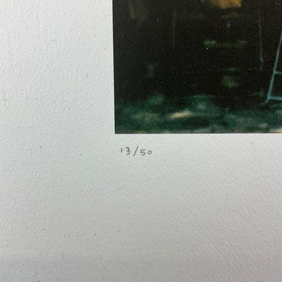 217 Giclee On Paper "The Cafe" Signed And Numbered #13/50 By Ernesto Rodrigues