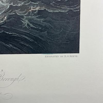 219 Reproduction Hand-Colored Engraving By Samuel Walters "Port Of Liverpool"