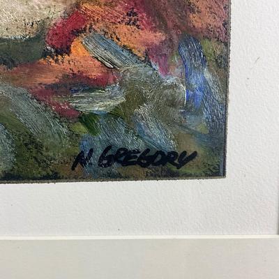 223 Oil Painting On Paper "Twilight" By Neal Gregory