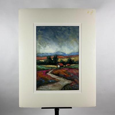223 Oil Painting On Paper "Twilight" By Neal Gregory