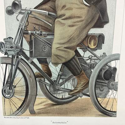 230 Vanity Fair Chromolithograph "Automobile"