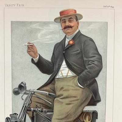 230 Vanity Fair Chromolithograph "Automobile"