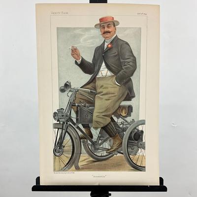 230 Vanity Fair Chromolithograph "Automobile"