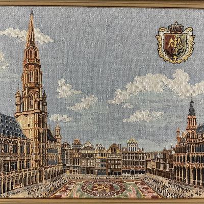 238 Tapestry Of The "Grand Place, Belgium" Capital City Of Brussels