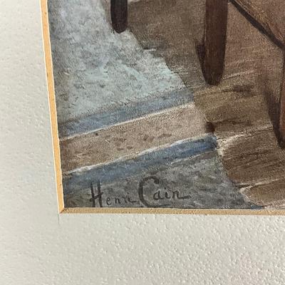 240 Image From The Worlds Fair 1893 Lady Artist Sitting On Stool Painting the Fresco on the Wall