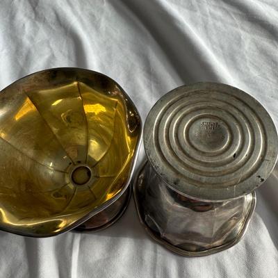 Sterling Candlesticks & Monogrammed Cups (DR-KD)