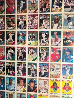 LOT 261Y: 1988 Topps Baseball Cards Uncut Sheet