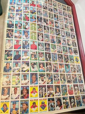 LOT 263Y: 1988 Topps Baseball Cards Uncut Sheet