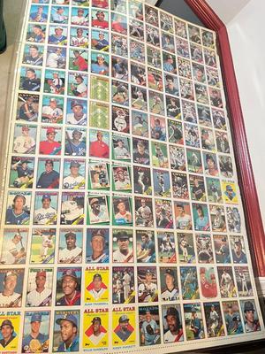 LOT 263Y: 1988 Topps Baseball Cards Uncut Sheet