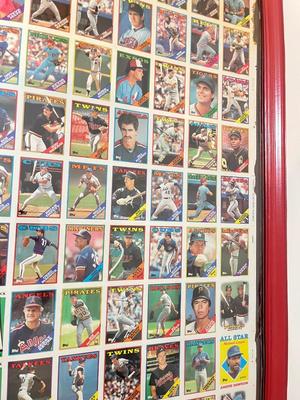 LOT 263Y: 1988 Topps Baseball Cards Uncut Sheet