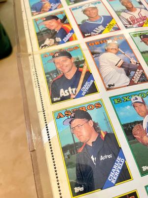 LOT 263Y: 1988 Topps Baseball Cards Uncut Sheet
