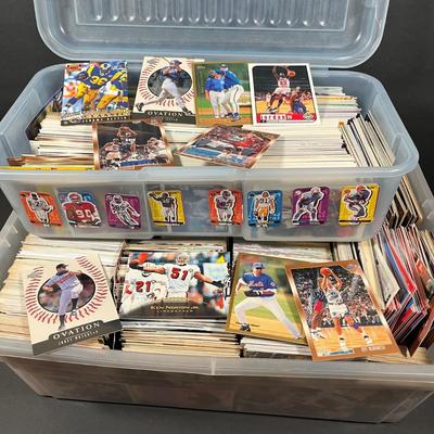 LOT 265Y: Mixed Lot of Sports Cards - Baseball, Football. Basketball - Michael Jordan, Roy Halladay and More