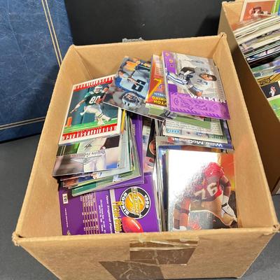 LOT 266Y: Mixed Lot of Sports Cards - Baseball, Football, Basketball, Hockey - Barry Sanders, Gary Sheffield and More