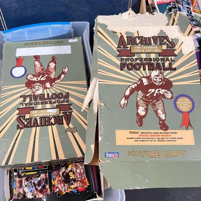 LOT 266Y: Mixed Lot of Sports Cards - Baseball, Football, Basketball, Hockey - Barry Sanders, Gary Sheffield and More