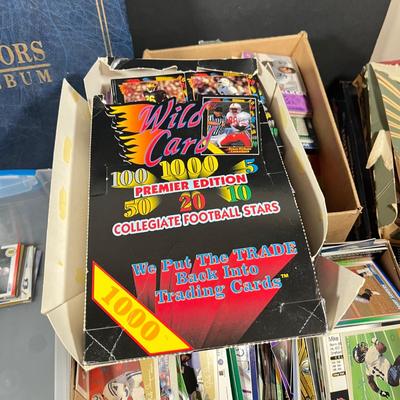 LOT 266Y: Mixed Lot of Sports Cards - Baseball, Football, Basketball, Hockey - Barry Sanders, Gary Sheffield and More