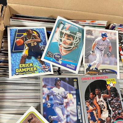 LOT 270Y: Mixed Lot of Sports Cards - Baseball, Football, Hockey, Basketball
