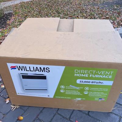 LOT 273G: Williams Direct Vent 22,000 BTU Home Furnace - Model 2203822