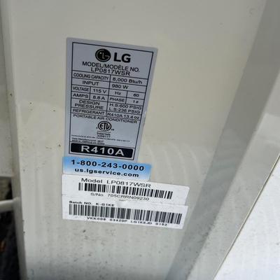 LOT 274G: LG Portable Air Conditioning Unit - Model LP0817WSR