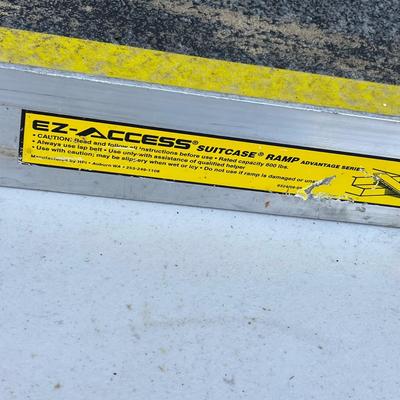 LOT 276G: EZ-Access Three Foot Aluminum Folding Suitcase Ramp