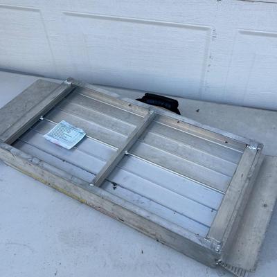 LOT 276G: EZ-Access Three Foot Aluminum Folding Suitcase Ramp