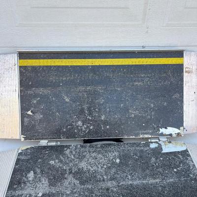 LOT 276G: EZ-Access Three Foot Aluminum Folding Suitcase Ramp