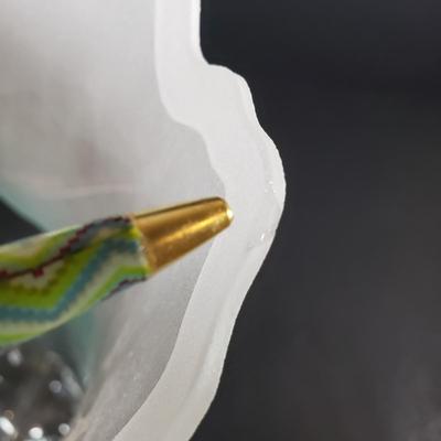 LOT 304B: Stephen Schlanser Signed Art Glass Vase