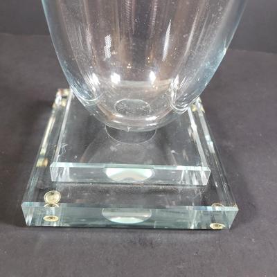 LOT 304B: Stephen Schlanser Signed Art Glass Vase