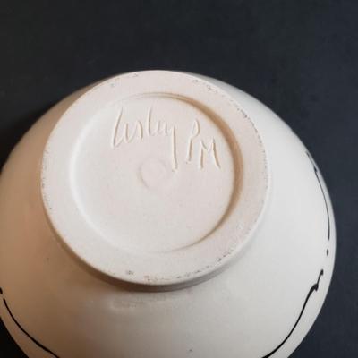 LOT 305B: Collection of Moon & Stars/Black & White Art Pottery