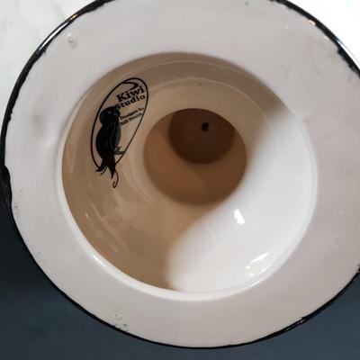 LOT 308B: Kiwi Studio by Bill Smith Cake Stand & Pitcher with New Cake Server Set