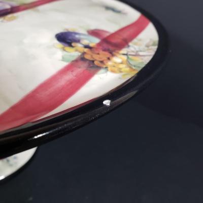 LOT 308B: Kiwi Studio by Bill Smith Cake Stand & Pitcher with New Cake Server Set