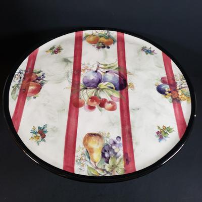 LOT 308B: Kiwi Studio by Bill Smith Cake Stand & Pitcher with New Cake Server Set