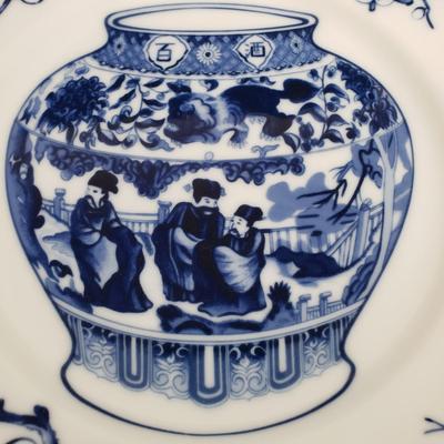 LOT 309B: Set of 6 "Blue Vases" Plates by The Haldon Group